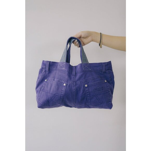 Rework Vintage Versace V2 Denim Shoulder Bag - Picture 6 of 8